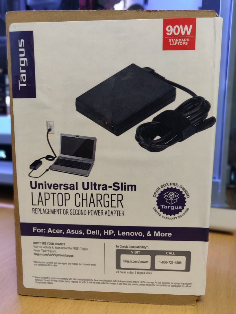 Universal Ultra Slim Laptop Charger 90W