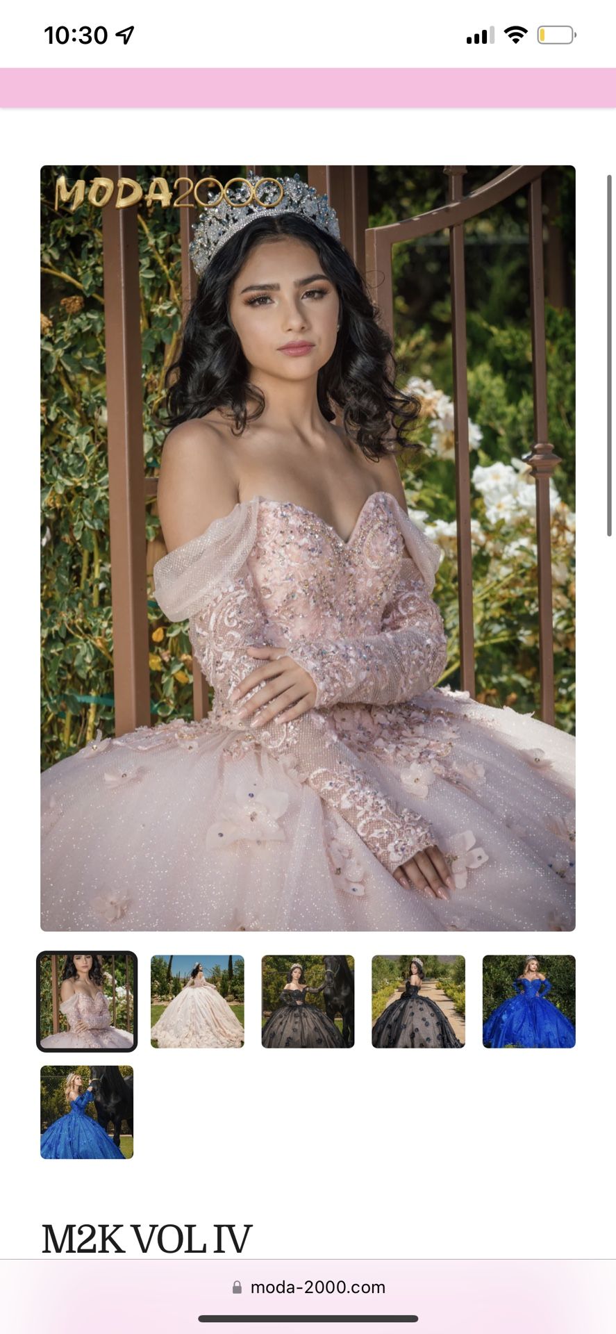 La Moda Quince Dress