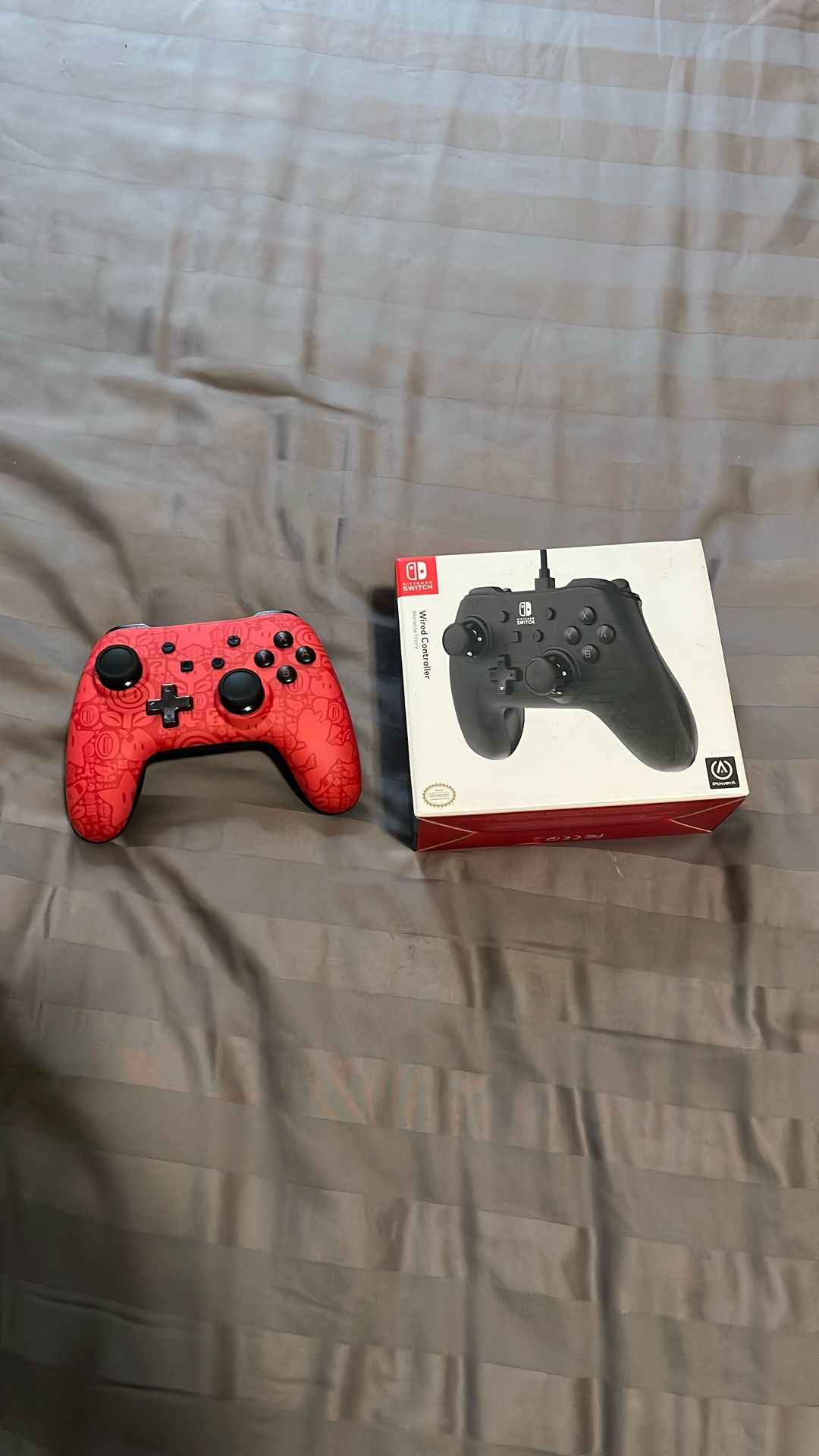 2 Nintendo Switch Wired Controllers Both With Cable Included 