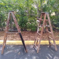 6ft Wooden Ladders