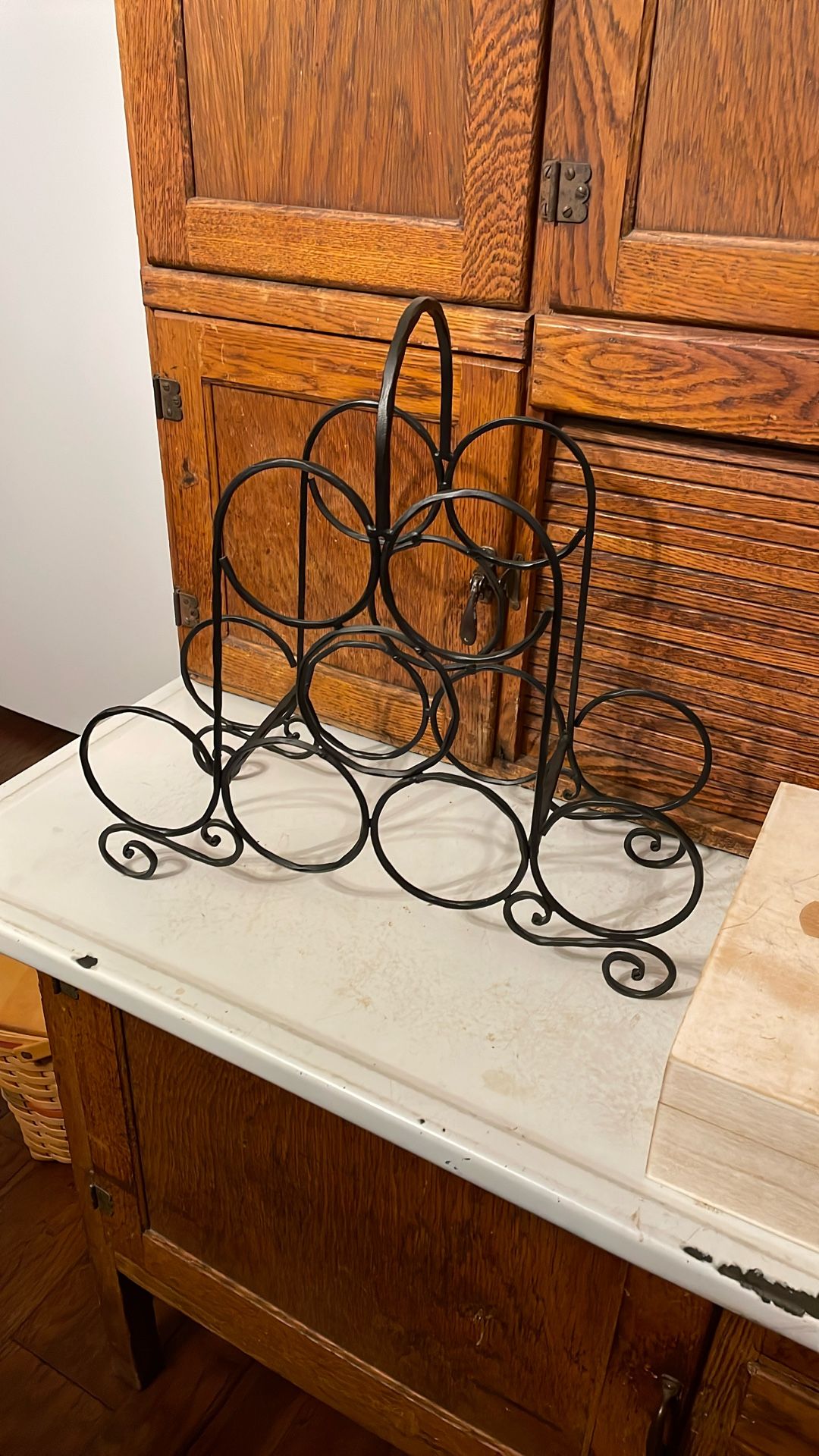 Longaberger Wrought Iron Wine Rack