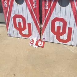 Oklahoma Sooners Cornhole Bean Bag Toss