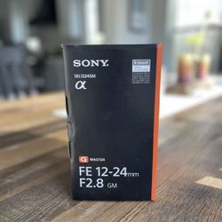 Sony FE 12-24mm F2.8 GM Ultra-Wide Zoom Lens SEL1224GM NEW IN BOX