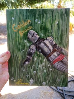Golden brown knight