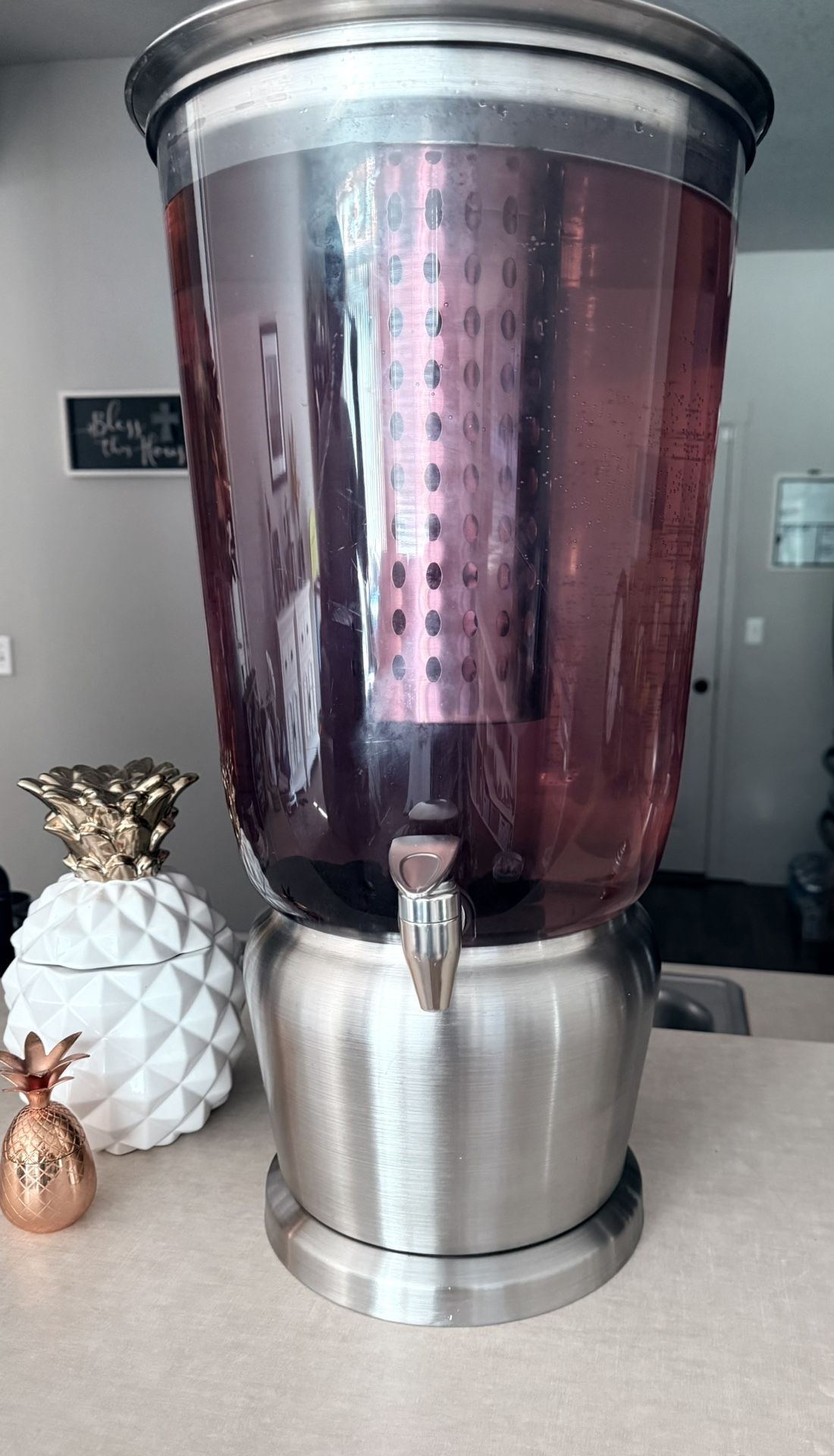 Stainless Steel 5 Gallon Drink Dispenser