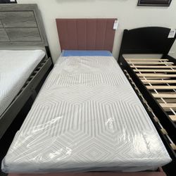 Pink Twin Platform Bed 