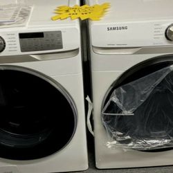 Same Day Delivery, Samsung Front Loading Washer & Dryer Set