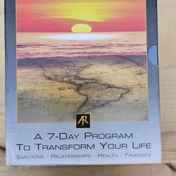 NIB, Anthony Tony Robbins Get The Edge 7 Day Program To Change Your Life Complete Set