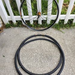 Single Front 650c Road Bike Wheel Tire And Tube