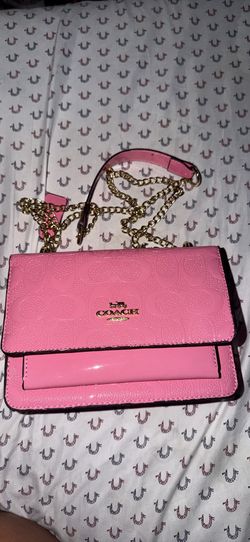Pink coach purse