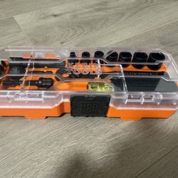 New Klein Tools KNECT Impact Pass Through and Flip Socket Starter Set, 21-Piece