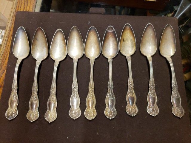 WM Rogers & Son Silverware Spoons Orange Blossom Design 