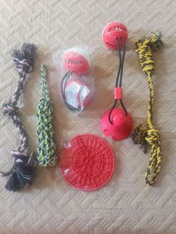 6pcs. New Dog Toys.