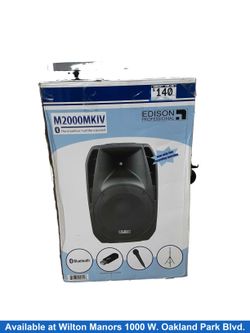 Edison Professional M2000mkiv Black Floor Speaker