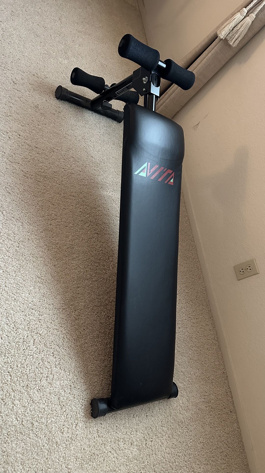 Aviva Sit-up/Ab Bench-Compact Home Workout Bench