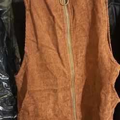 SHEIN Solid Dual Pocket Overall Dress Without Tee