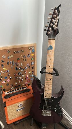 Gio Ibanez Purple Guitar