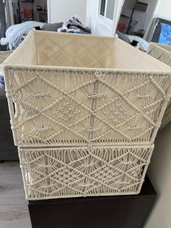 Linen Storage Boxes 