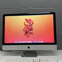 27 iMac Slim 2013, Intel  Core i5, 8gb ram, 1Tb HDD, MacOS Catalina, apple mouse and keyboard, it’s in perfectly working condition, it’s old 2013 with