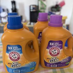 Arm & Hammer Oxi Clean Laundry Detergent - Stain & Odor Fighters 77 Loads(7$$$ EACH