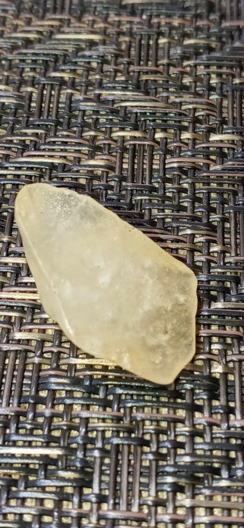 Translucent Libyan Desert Comet/Meteorite Impactite/Tektite Glass 3.12 grams good for jewelry piece