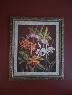 Large Orchid painting
