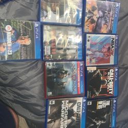 PS4 GAMES LIKE NEW