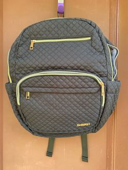 Black Laptop Backpack with USB Charging Port