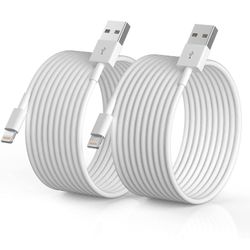 2Pack 6ft Fast Lightning Cable for Long iPhone Cable Cord, Apple Charging Cable Cord for iPhone