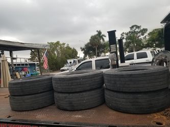 245-70-19.5 Tires 16ply Set Of 6