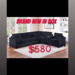 Reversible Loveseat + Reversible Loveseat W/USB Console & Cup Holders + Corner Wedge + Armless Chair