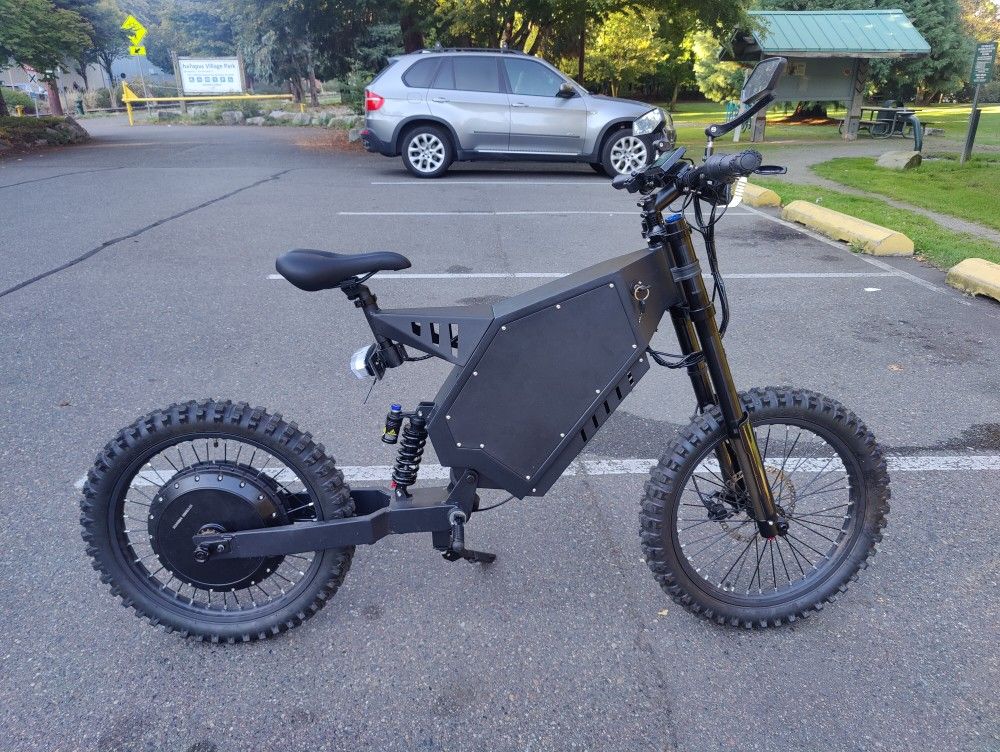 Ebike 75mph 14.4kw 72v 40ah 2880wh Electric Bike