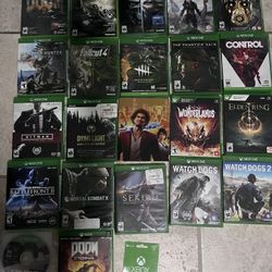 Xbox one + Projector + 22 games