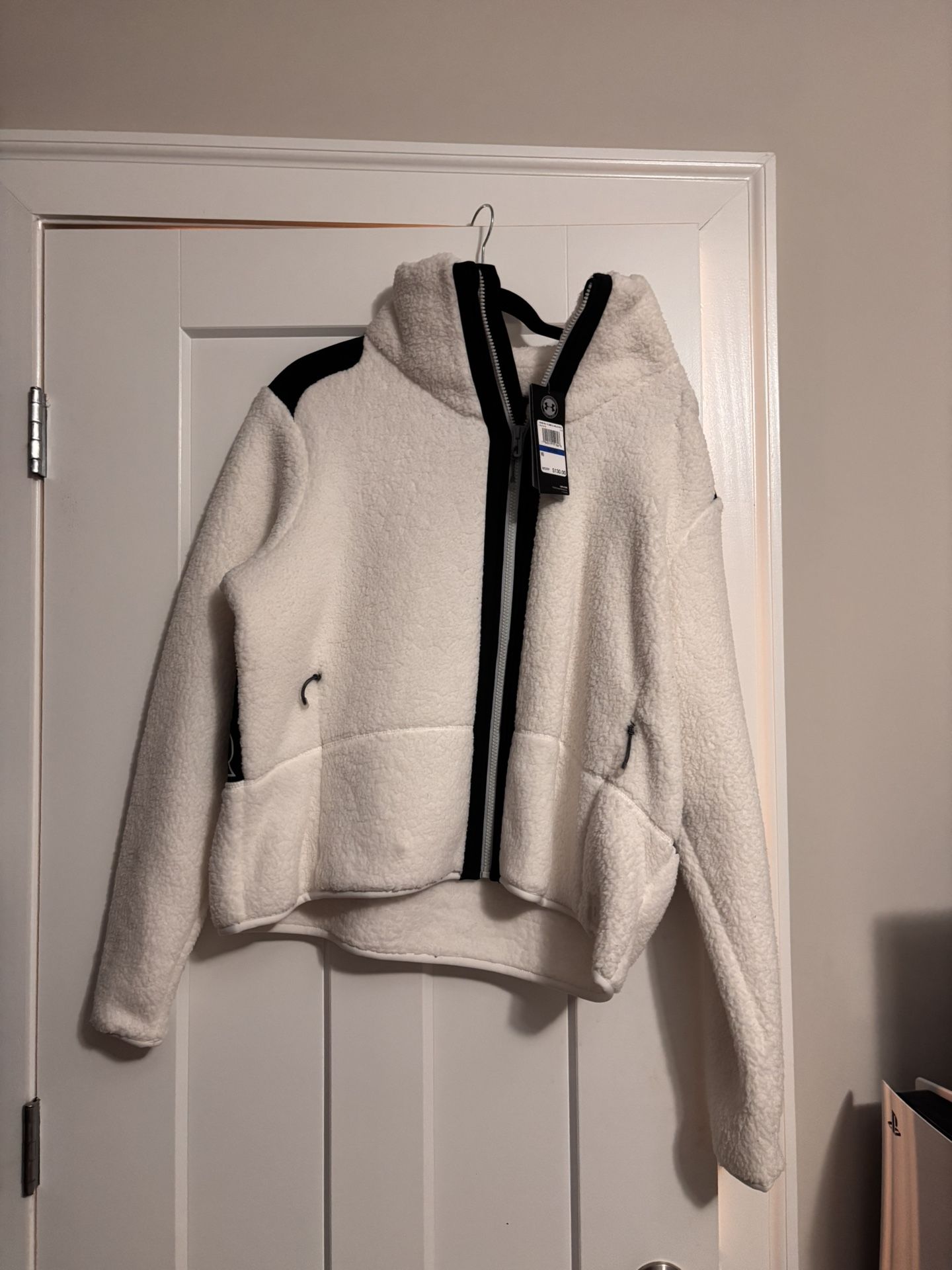 White and Black (Under Armor) Jacket for Women 