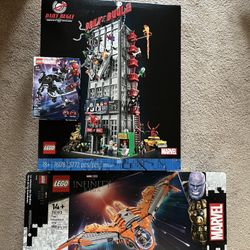 Lego Marvel Sets Daily Bugle Guardians Ship READ Retired  