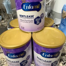 Enfamil Gentlease Infant Formula (5 Cans) – Exp Jan 2027