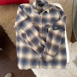 Brixton Flannels Blue/brown Men’s - Small
