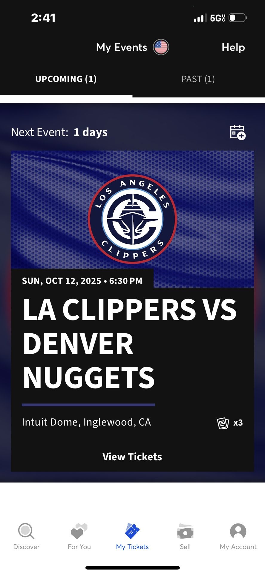 Clippers Tickets