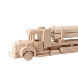 Wooden Truck with Logs