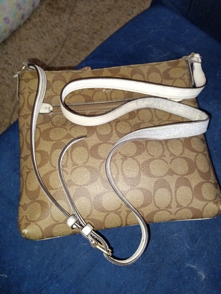Actual Coach Crossbody Handbag Adjustable Strap