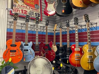 Electric Guitars Fender, Gibson, Epiphone, Gretsch, Jackson,