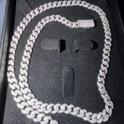 8MM Moissanite Chain 