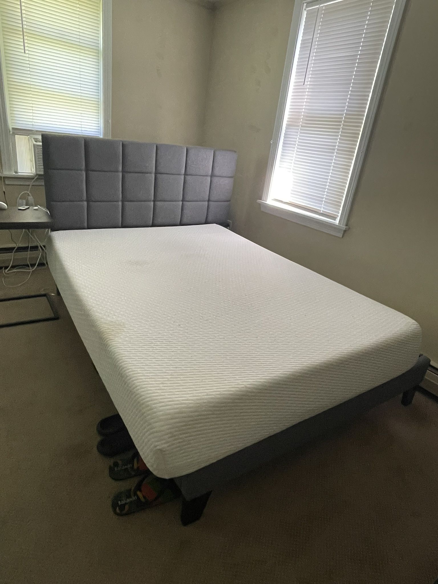 Full Size Mattress + Bed Frame