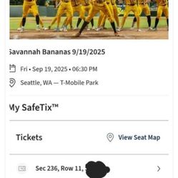 Savannah BANANAS tickets!