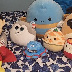 Sqiushmallows And Other Plush