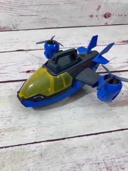 Paw Patrol Mission Paw Air Patroller Sounds Blue Gray Airplane Toy Vehicle