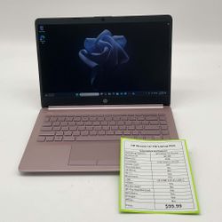 HP Stream 14" HD Laptop Pink Intel Celeron N4120 - 14CF2112WM