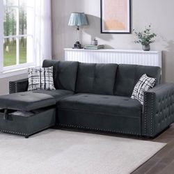 Sectional sleeper with storage