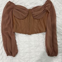 Leather Corset Top 