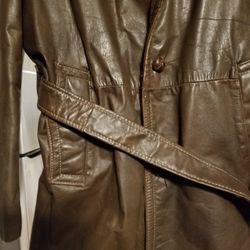 Vintage Brown LEATHER JACKET 70S